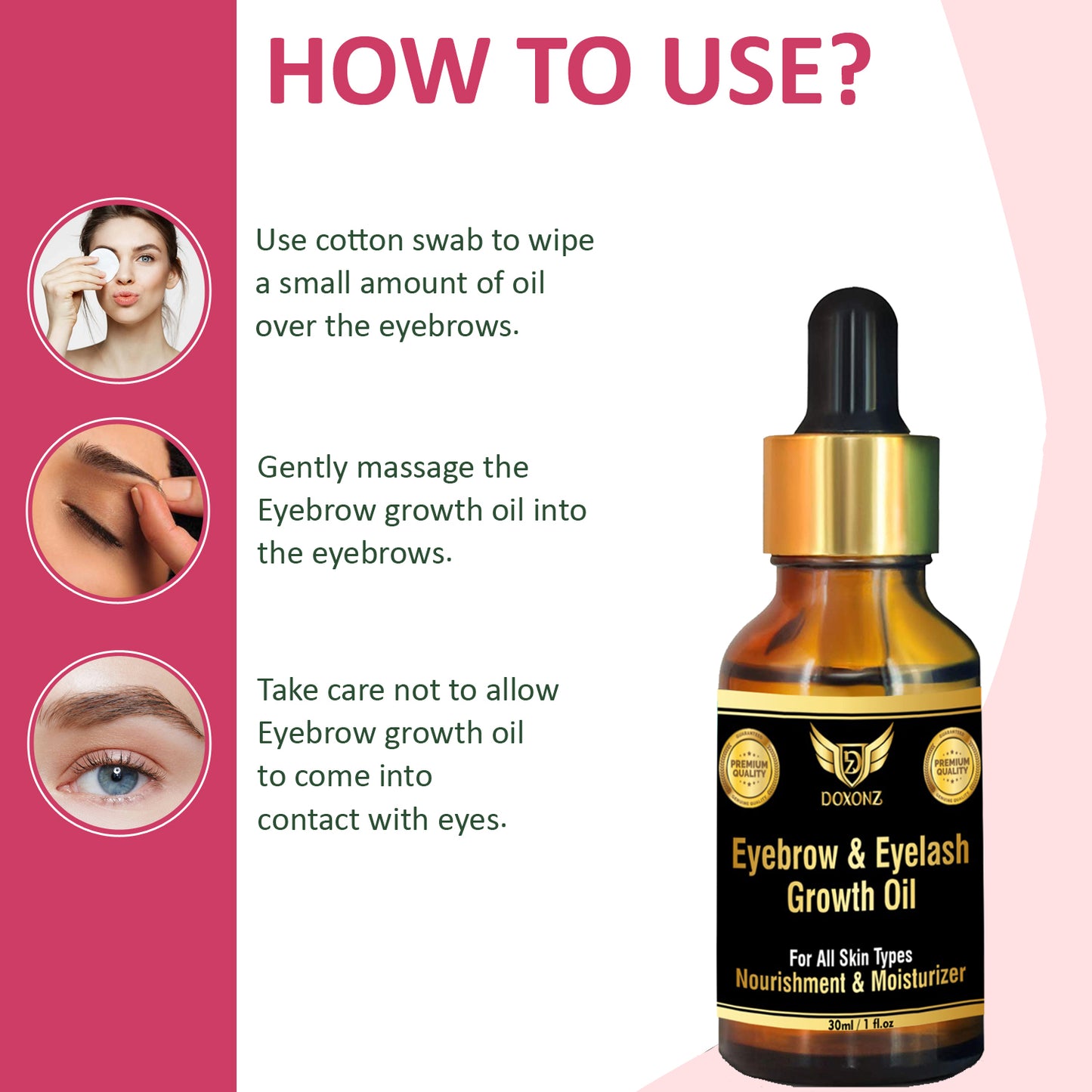 Eyebrow & Eyelash Growth Oil 30 ml